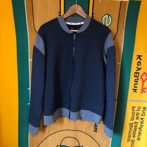 Men’s Guess Sweater Zipup Jacket Fleece Large